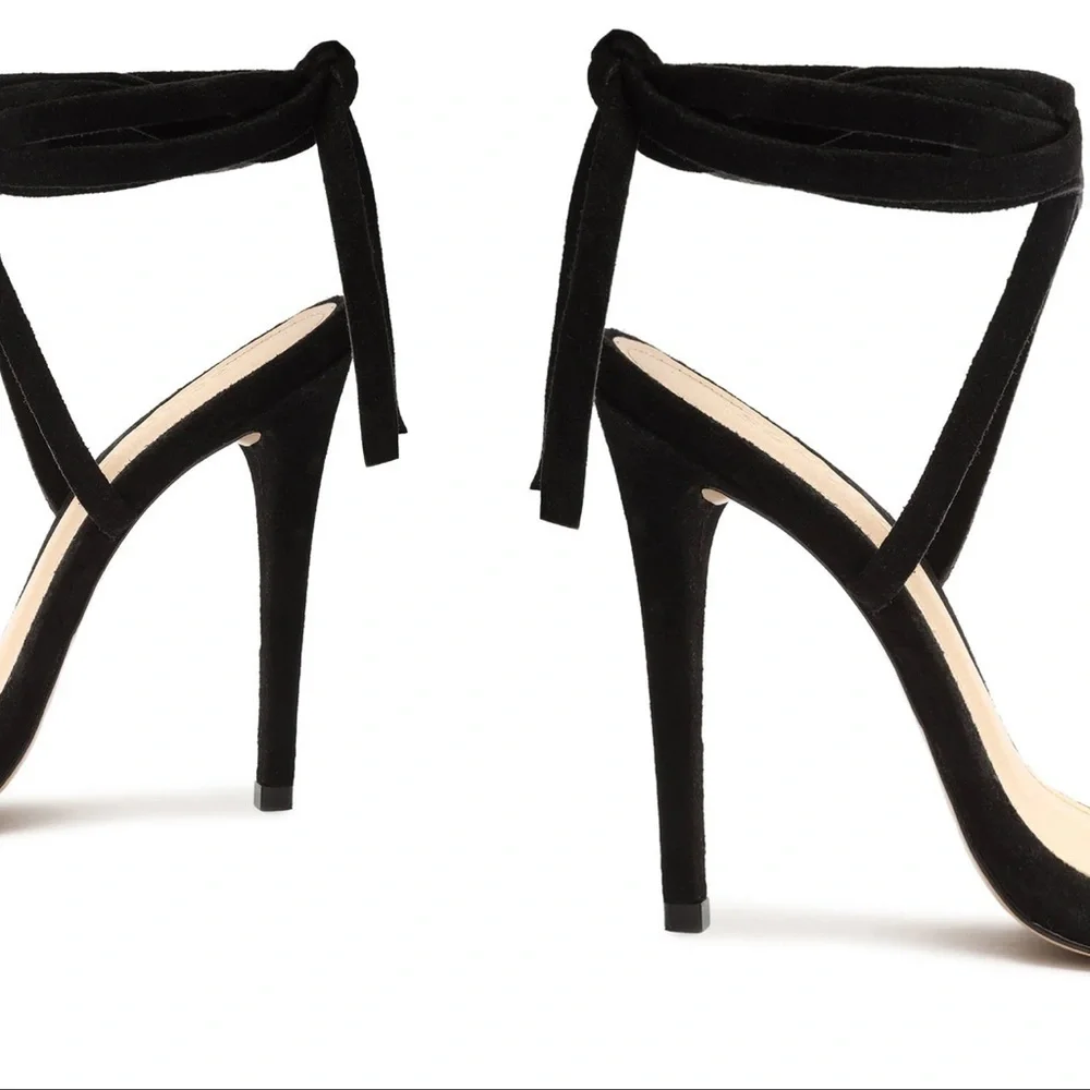 Schutz Suede heel sandal